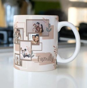 Brown Customized Mug