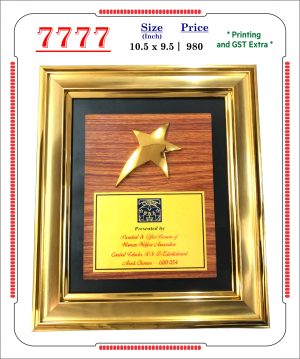 VR-7777 Wooden Trophy