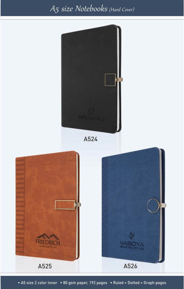 A524 A5 Size Premium Notebook