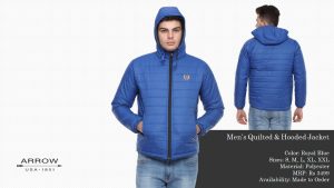 Arrow - Hooded Jacket-Blue