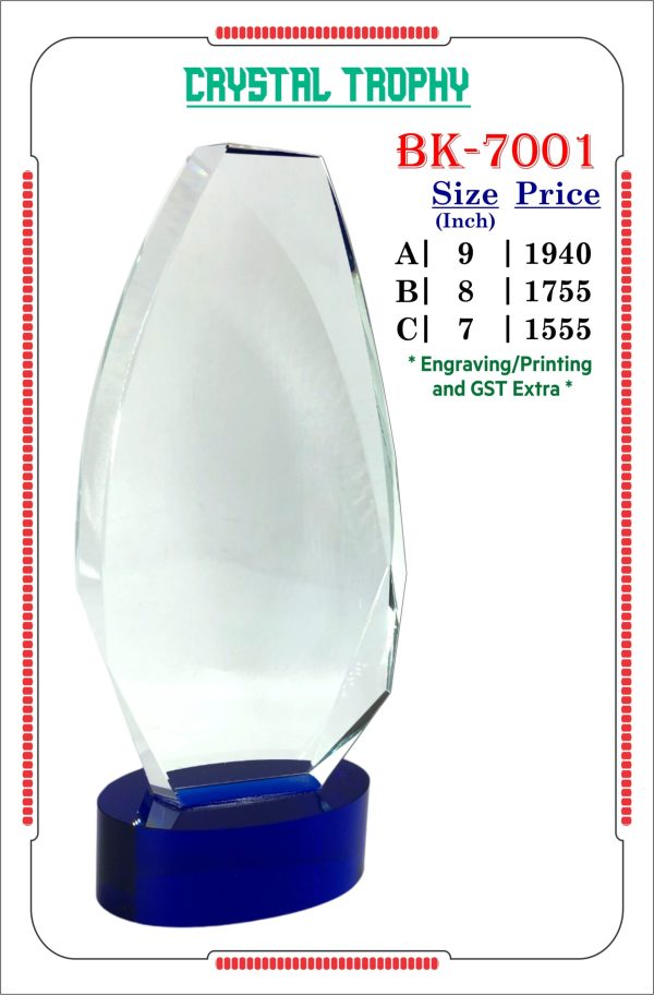 BK-7001 Crystal Trophy