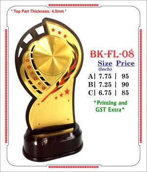 VR-BK-FL-08 Wooden Trophy