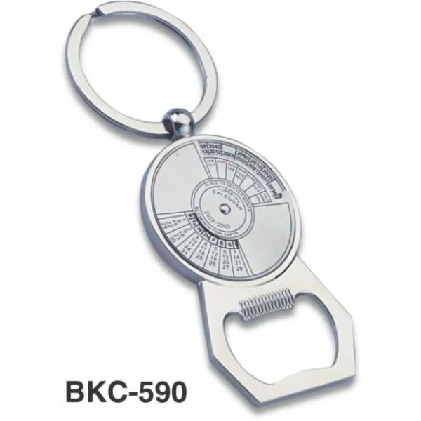 BKC-590 50 Years Calendar Opener Keychain