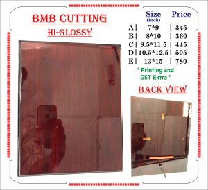 VR-BMB CUTTING Wooden Trophy