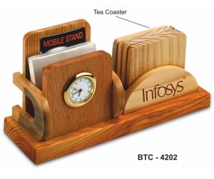 BTC-4202 Wooden Desk Organizer