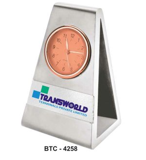 BTC-4258 Rose Golf Finish Desk Clock