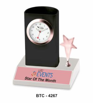 BTC-4267 Rose Gold Star With Pen Stand