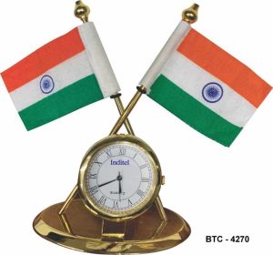 BTC-4270 National Flag with Clock