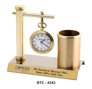 BTC-4343 Pen Stand with Clock