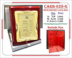 VR-CARB-628-G Wooden Trophy