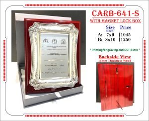 VR-CARB-641-S Wooden Trophy