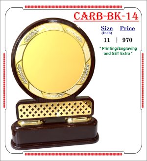 VR-CARB-BK-14 Wooden Trophy