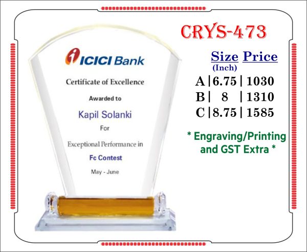 CRYS-473 Trophy