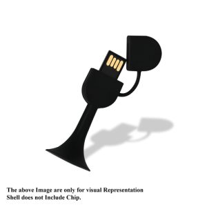 Black Rubber Stand USB Pendrive CSB603 2.0 - 32 GB