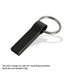 Black Metal Key Ring Pendrive (O) CSM106 2.0 - 32 GB
