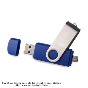 Blue Swivel OTG Pendrive  CSO010 2.0 - 32 GB