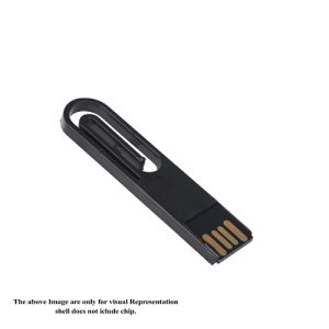 Black Paper Clip Pendrive  CSP202 2.0 - 32 GB