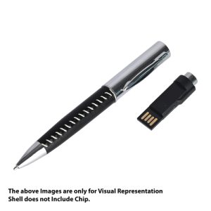 Black Leather Pen USB Pendrive  CSP802 2.0 - 32 GB