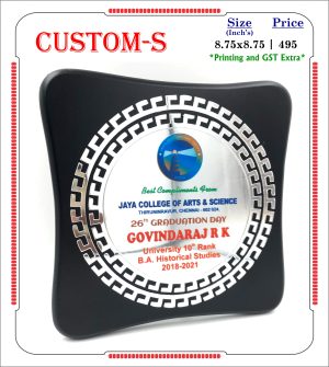 VR-CUSTOM-S Wooden Trophy