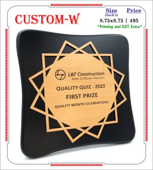 VR-CUSTOM-W Wooden Trophy