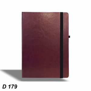 D179 Elastic Brown Notebook