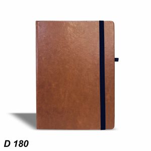 D180 Elastic TAN Notebook
