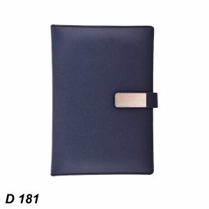 D181 Blue Soft PU Notebook