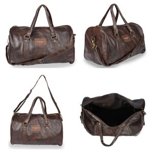 EK-KL-DUFF-INST10 Travelling Duffle Bag - Brown