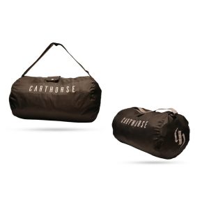 EK1159 Iconic Black Folding Duffle Bag