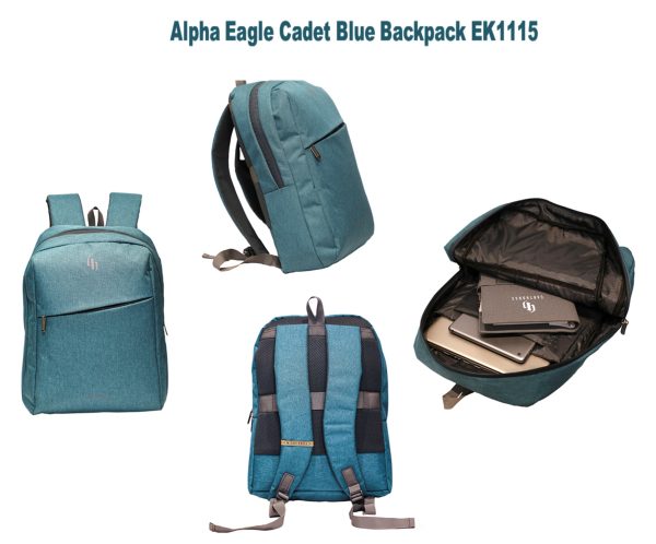 EK1115 Alpha Eagle Cadet Blue Backpack