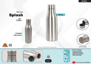 FZ-Splash Steel Water Bottle - 950 ML