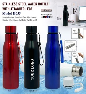 H055 Steel Water Bottle - 1000ml