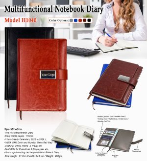 H1040 A5 Size Office Notebook Diary