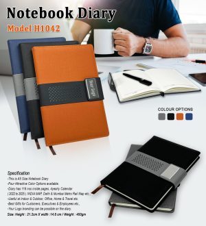 H1042 A5 Size Office Notebook Diary
