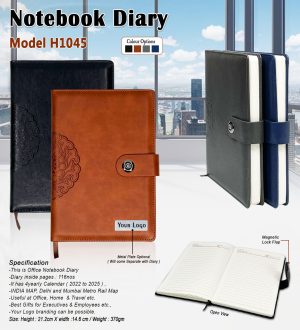 H1045 A5 Size Office Notebook Diary