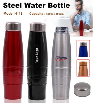 H119 Steel Water Bottle - 650ML