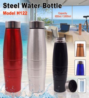 H122 Steel Water Bottle - 1000ML