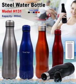H131 Steel Water Bottle - 900ML