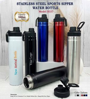 H157 Steel Water Bottle - 1000ml