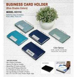 Business Card Holder-Blue