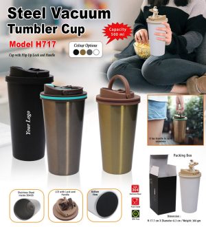 H717 Stainless steel Vaccum Tumbler Cup