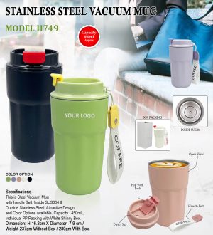 H749 Stainless Steel Vaccum Mug