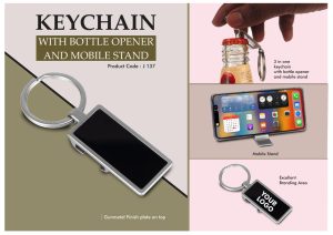 J137 Key Chain with Bottle Opener