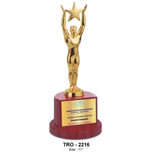 JI-2216 Metal Star Achievers Trophy