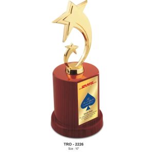 JI-2226 Twin Star Metal Trophy