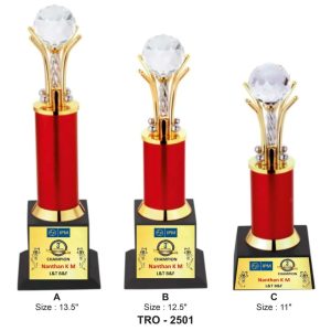 JI-2501 Corporate Crystal Trophy