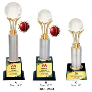 JI-2503 Corporate World Globe Trophy