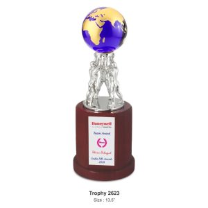 JI-2623 Globe Team Work Trophy