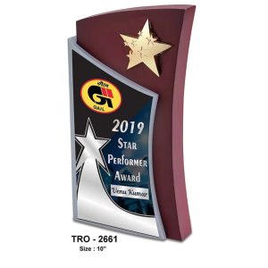 JI-2661 Designer Wooden Plaque With Star