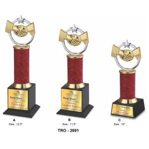 JI-2691 Handshake Trophy